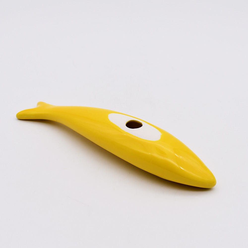 Smooth Ceramic Sardine - Yellow