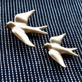 Smooth Ceramic Swallow - Gold