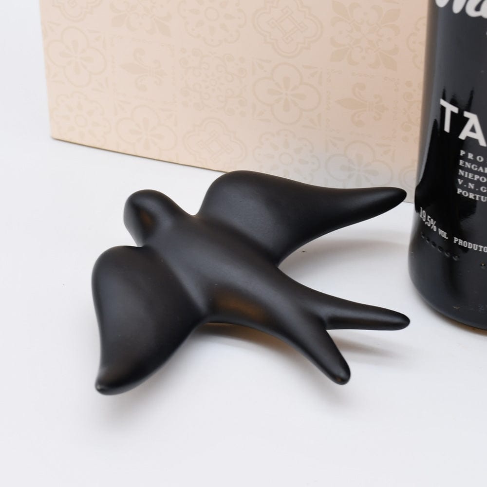 Smooth Ceramic Swallow - Matt Black