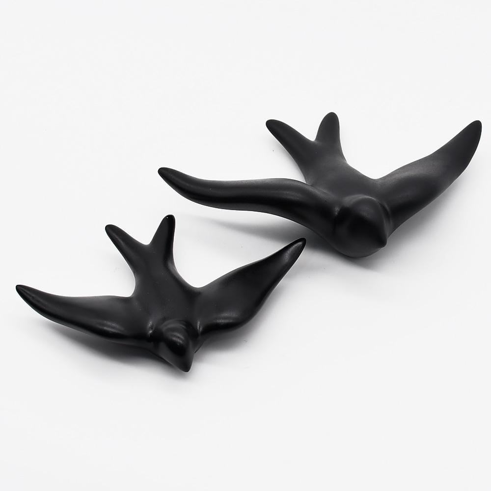 Smooth Ceramic Swallow - Matt Black