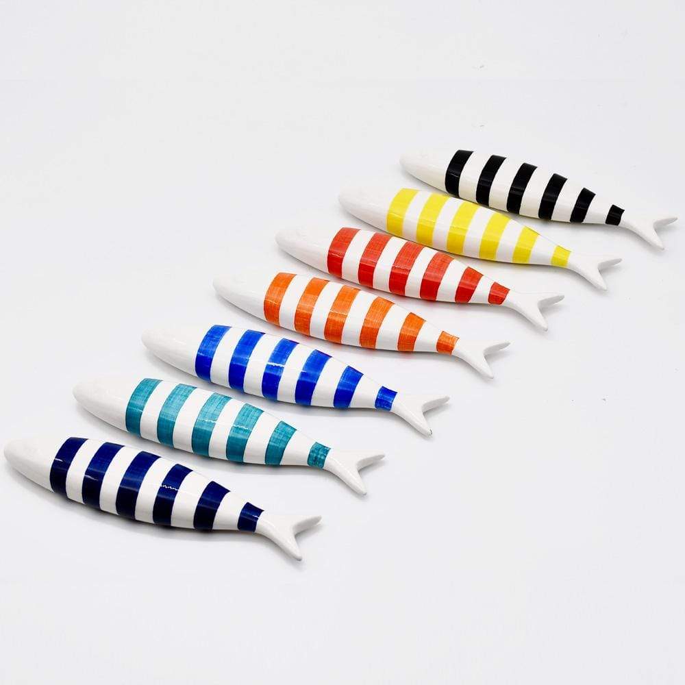 Smooth Striped Ceramic Sardines (11 colors)