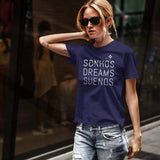 Sonhos I Unisex T-shirt - Navy Blue