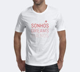 Sonhos I Unisex T-shirt - White