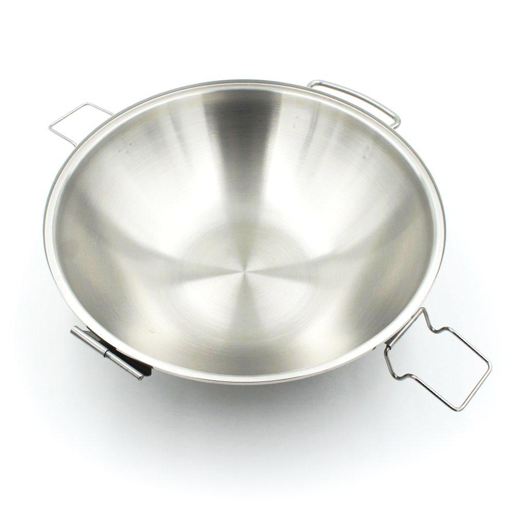 Stainless steel Cataplana pan 11'' - 5/6 servings