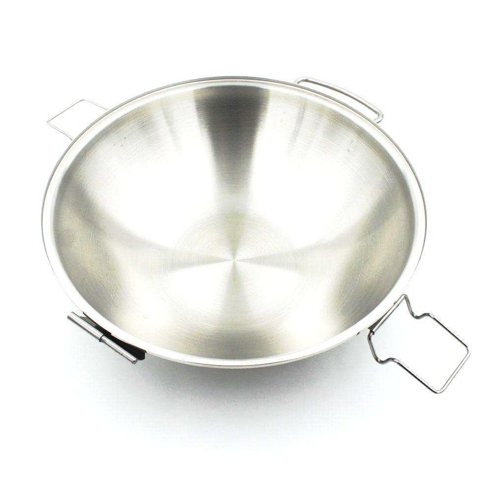 Stainless steel Cataplana pan 12.6'' - 7/8 servings