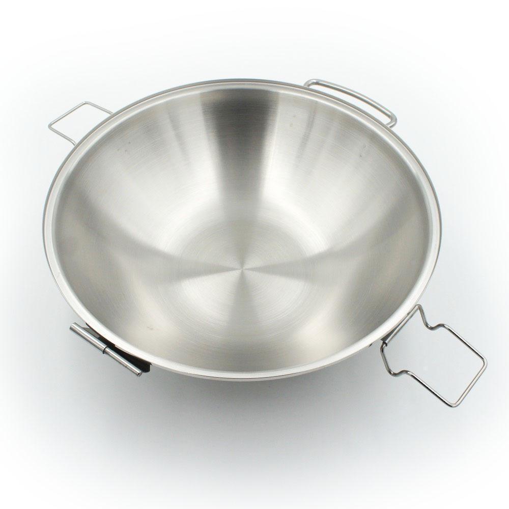 Stainless steel Cataplana pan 9.4'' - 4/5 servings