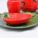 Strawberry-shaped Ceramic Bowl