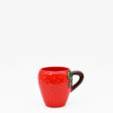 Strawberry-shaped Ceramic Mug