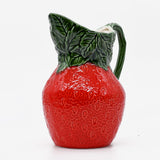 Strawberry-shaped Ceramic Pitcher