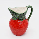 Strawberry-shaped Ceramic Pitcher