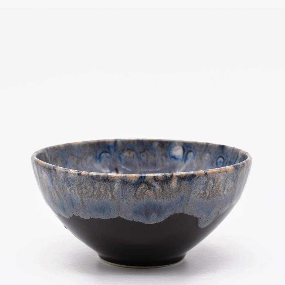 Taormina I Stoneware Bowl Black