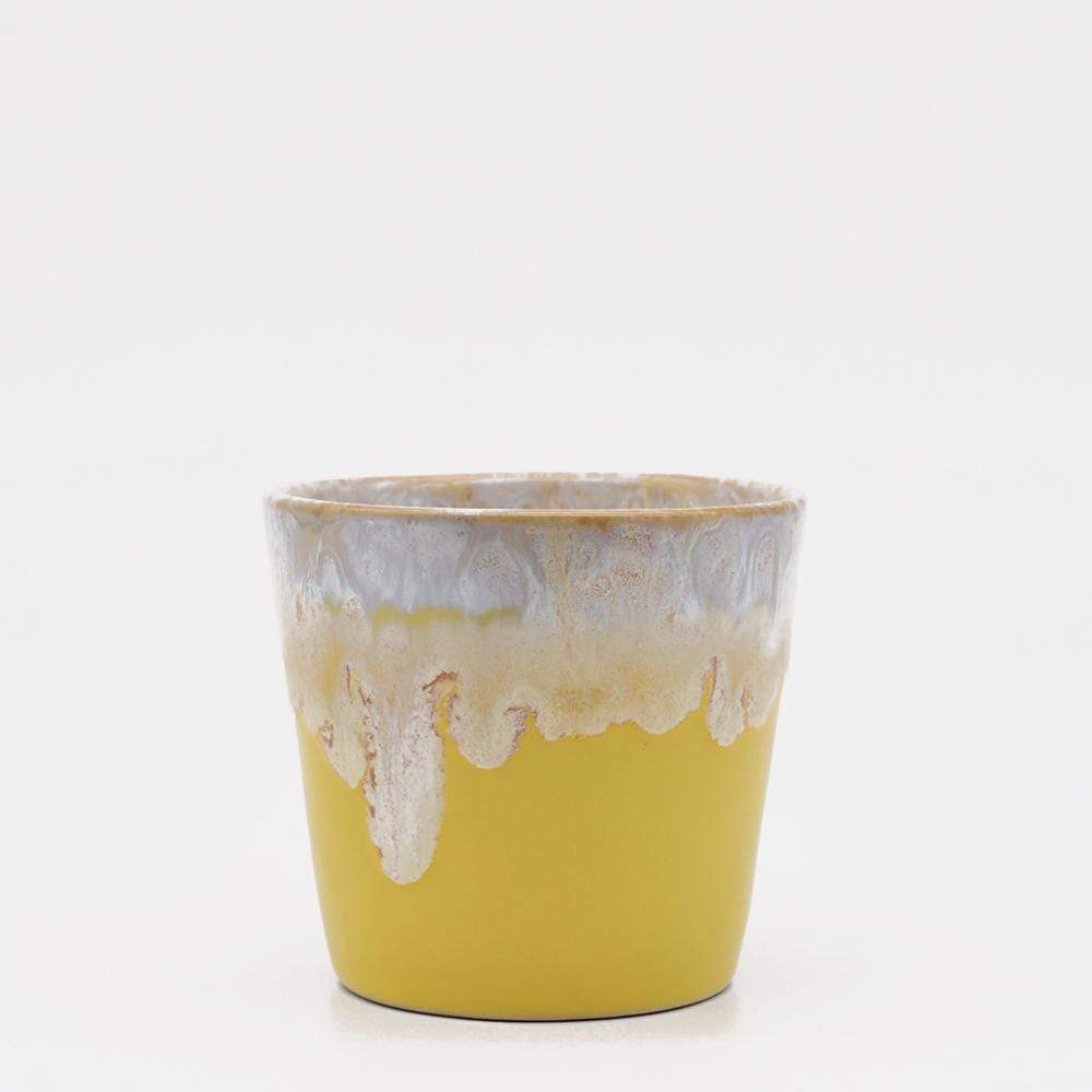 Taormina I Stoneware Coffee Cup Yellow