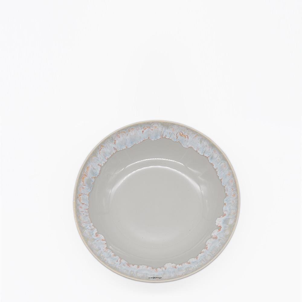 Taormina I Stoneware Soup/Pasta Plate - Grey