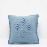 Tapete de Trapo I Pillow Cover - Light Blue