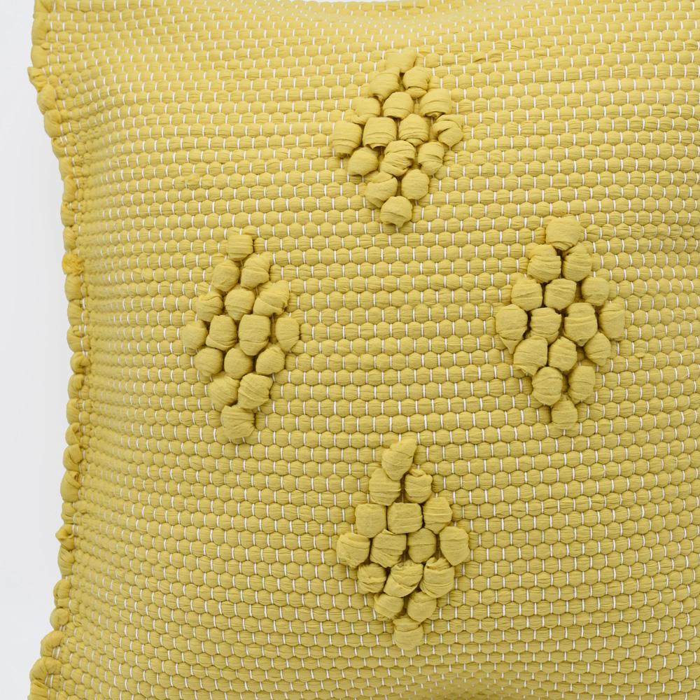 Tapete de Trapo I Pillow Cover - Yellow