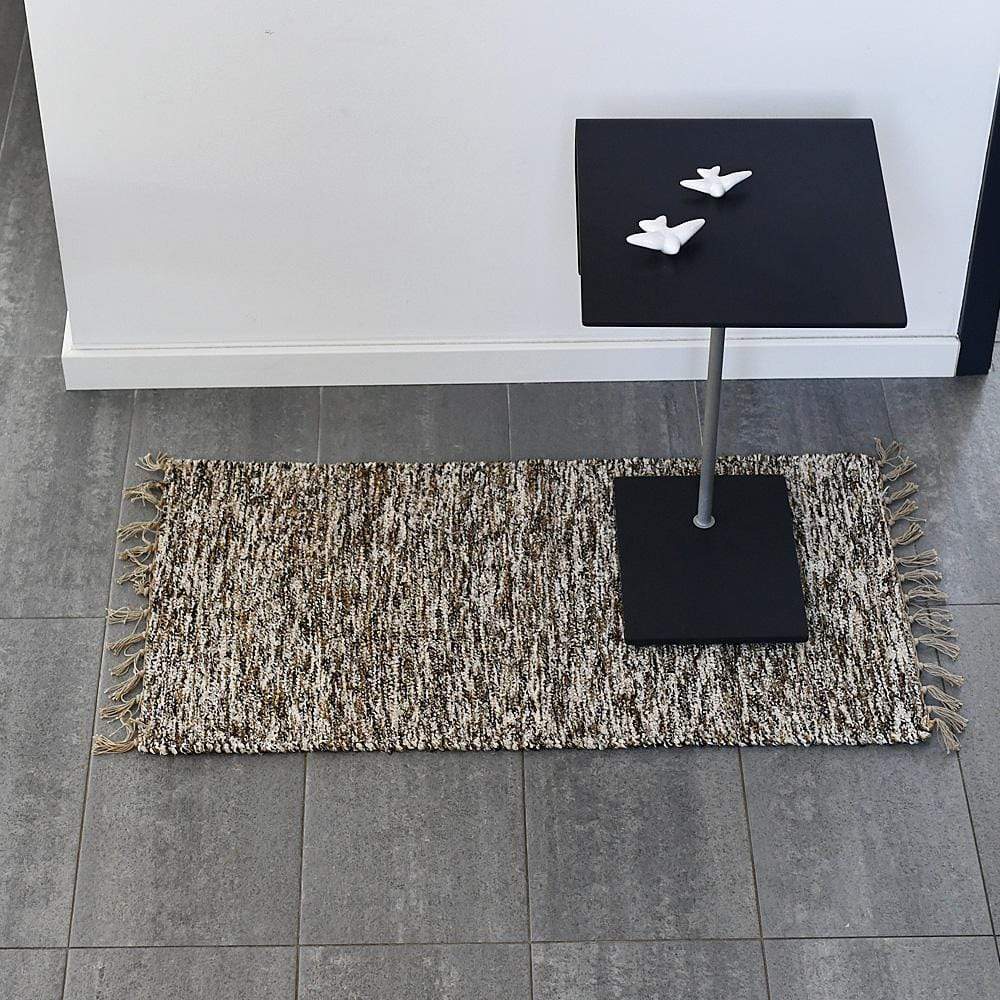 Tapis Artisanal - Beige moucheté