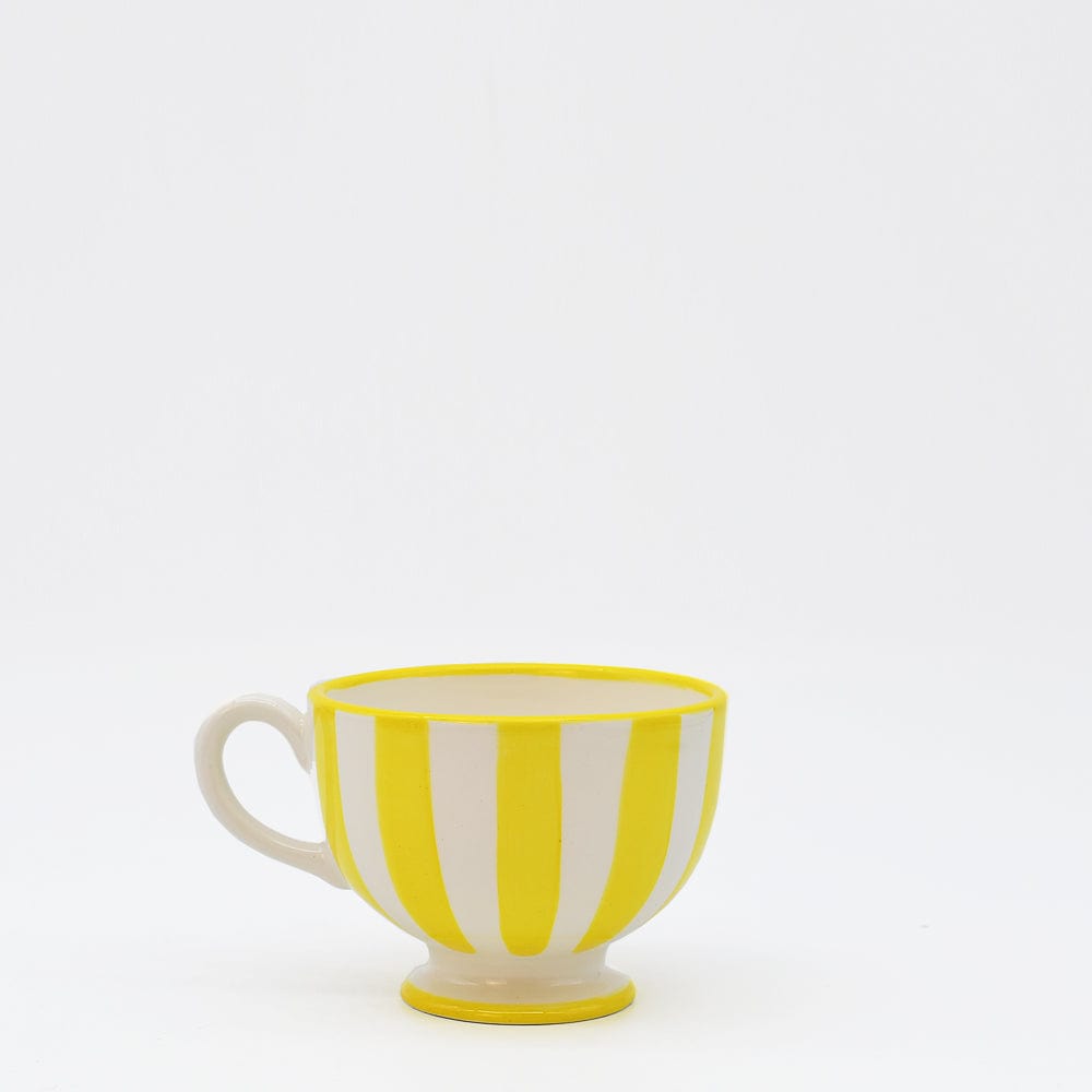 Tasse à pied "Costa Nova Mar" - Jaune