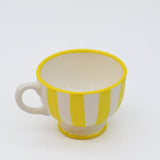 Tasse à pied "Costa Nova Mar" - Jaune