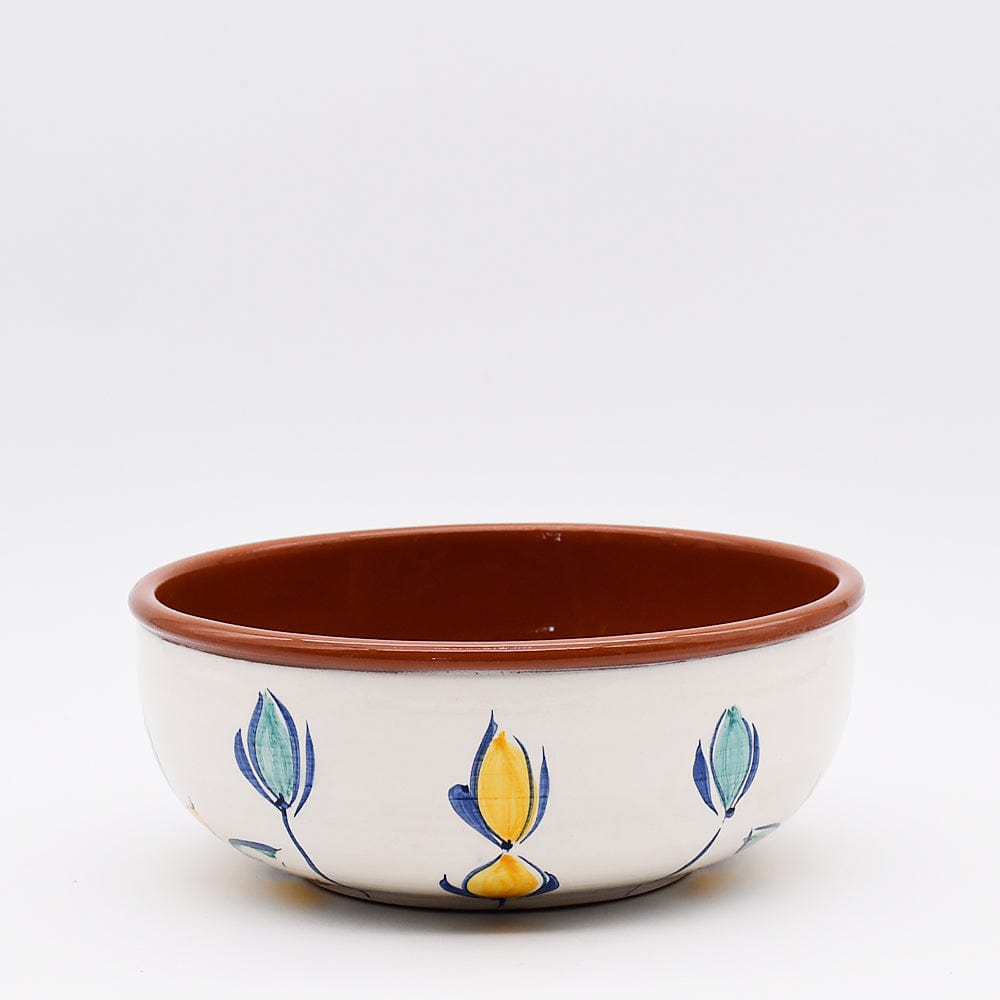 Terracotta Baking Dish or Salad Bowl - Yellow