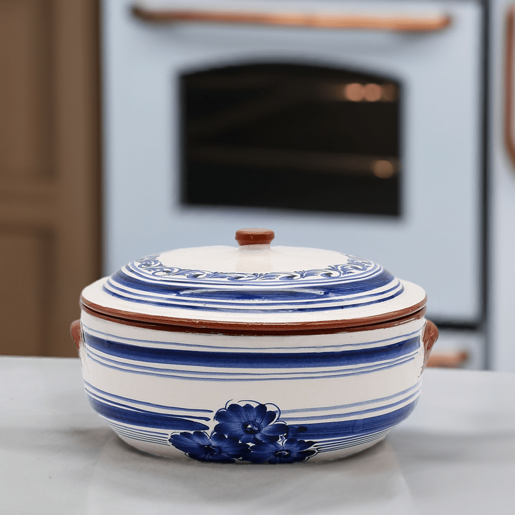 Terracotta Cooking Pot - Blue