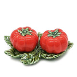 Tomato-shaped Ceramic salt-and-pepper Shaker