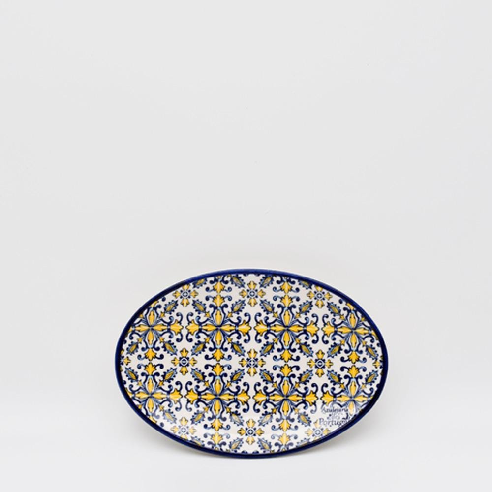 Tradicional I Ceramic dish - Yellow - 8.3"