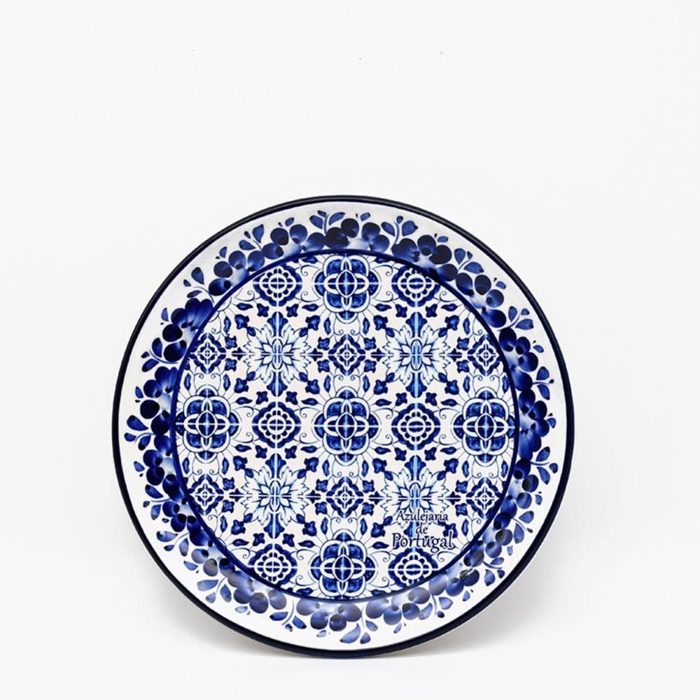 Tradicional I Ceramic Plate - Blue - 9.8"