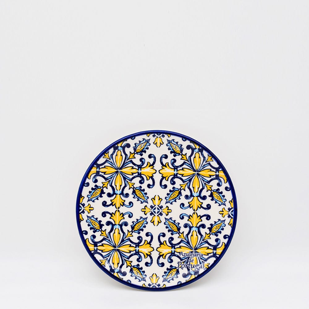 Tradicional I Ceramic Plate - Yellow - 7.9"