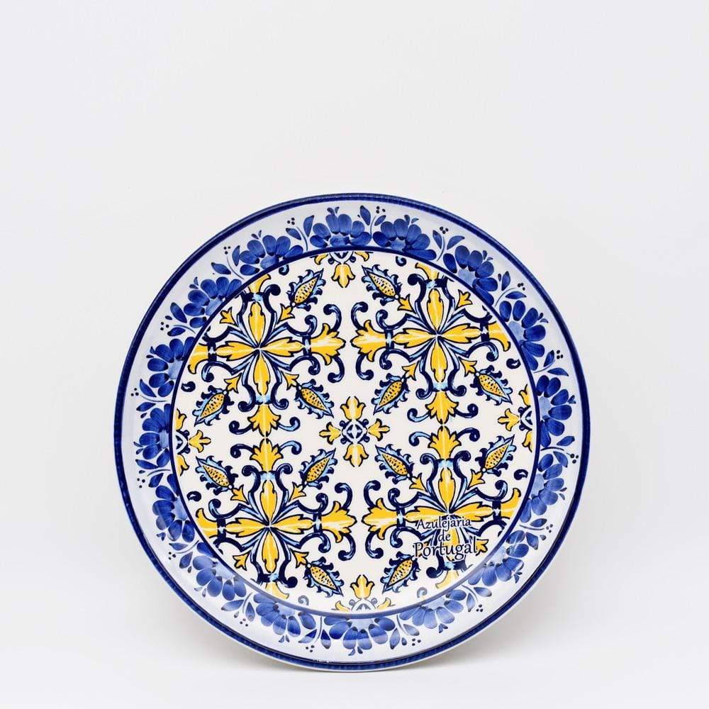 Tradicional I Ceramic Plate - Yellow - 9.8"