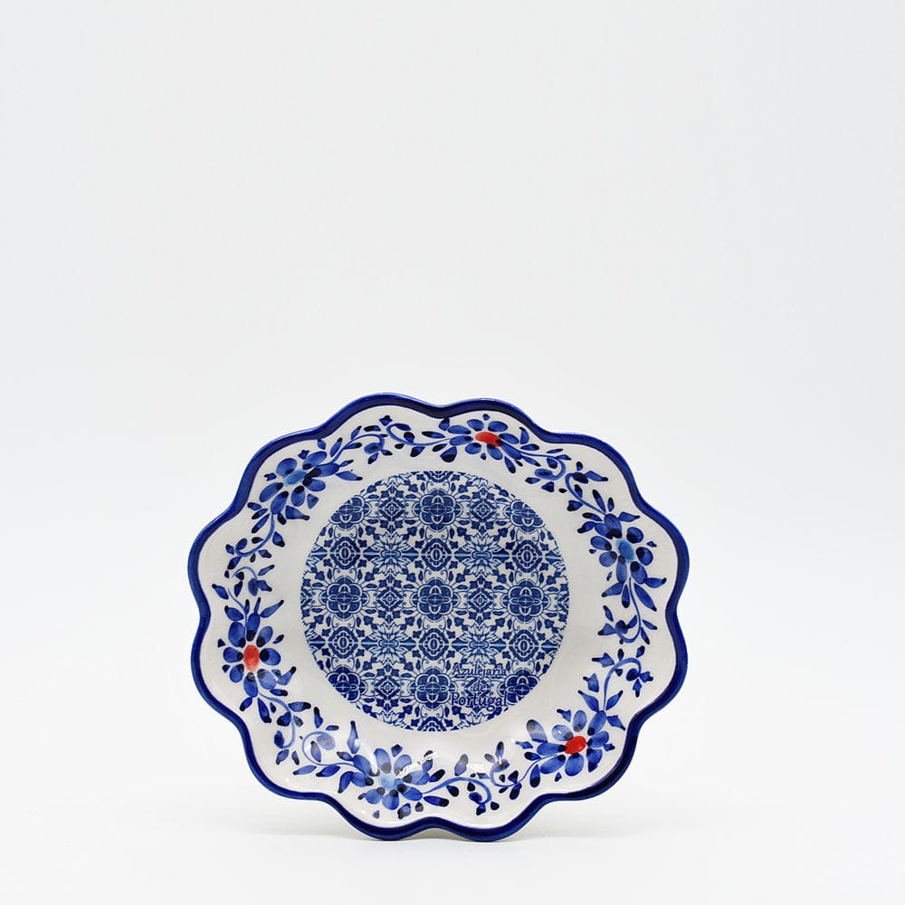 Tradicional | Individual Ceramic Salad Bowl Blue - 7.1"