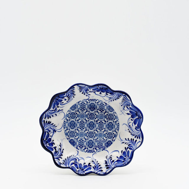 Tradicional | Individual Ceramic Salad Bowl Blue - 7.1"