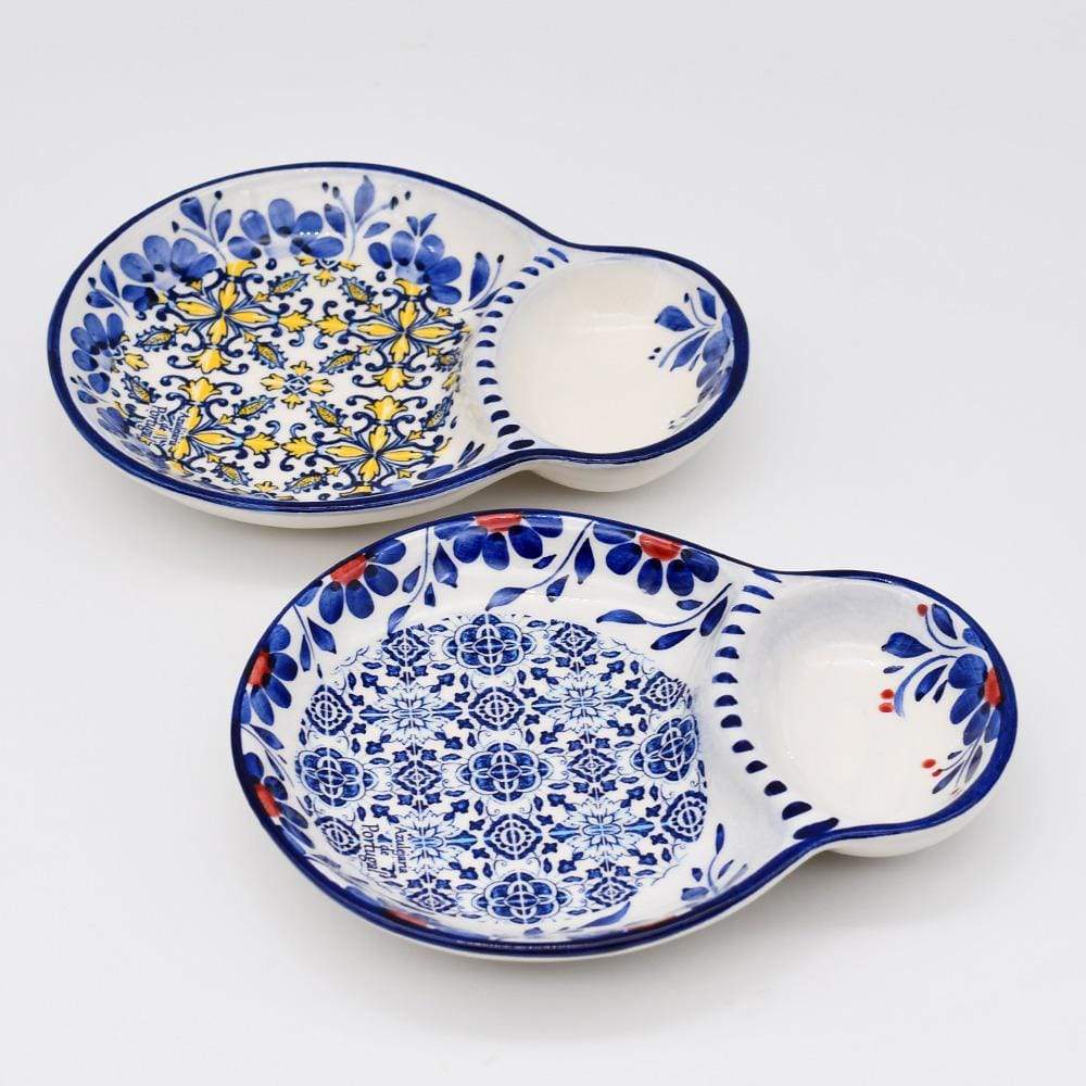 Traditional | Ceramic Olive Dish - Blue