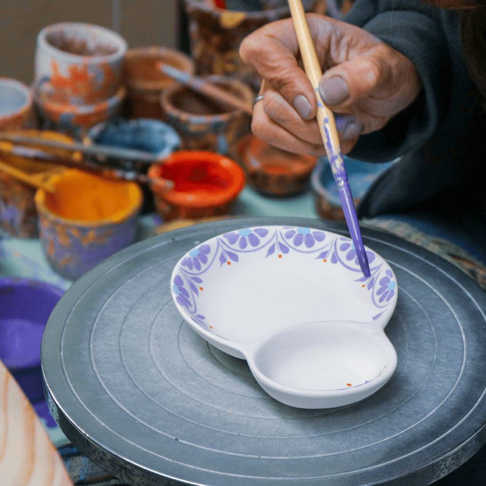 Traditional | Ceramic Olive Dish - Yellow