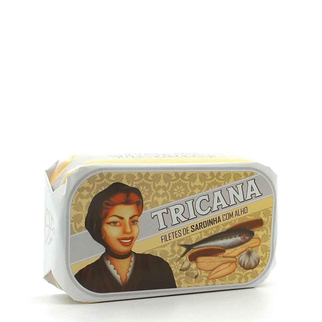 Tricana I Canned Boneless & Skinless Sardines in olive oil and garlic