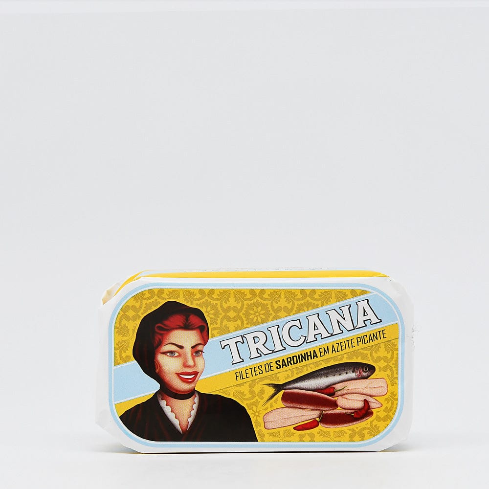 Tricana I Canned Boneless & Skinless Sardines in spicy olive oil