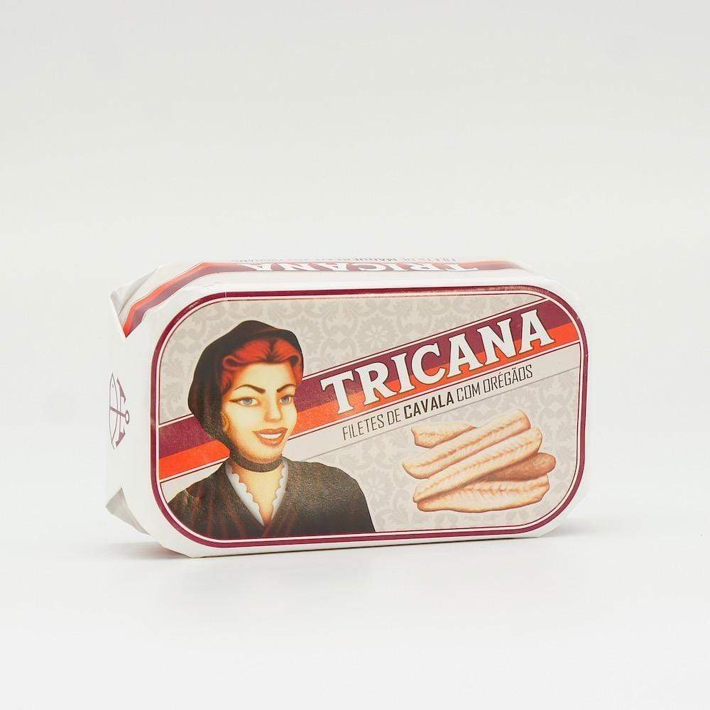 Tricana I Canned Mackerel Filets in olive oil with Oregano