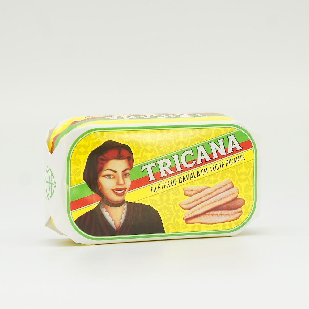 Tricana I Canned Mackerel Filets in spicy olive oil