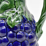 Uvas I Ceramic Pitcher - Blue