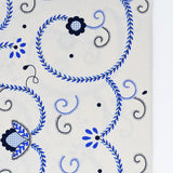 Viana I Cotton Tablecloth - Blue