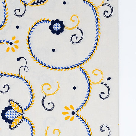 Viana I Cotton Tablecloth - Yellow