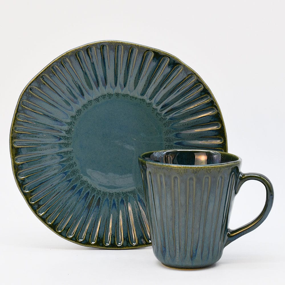 Vieira I Stoneware Mug - Green