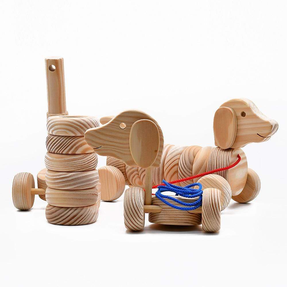 Wooden Dog Toy