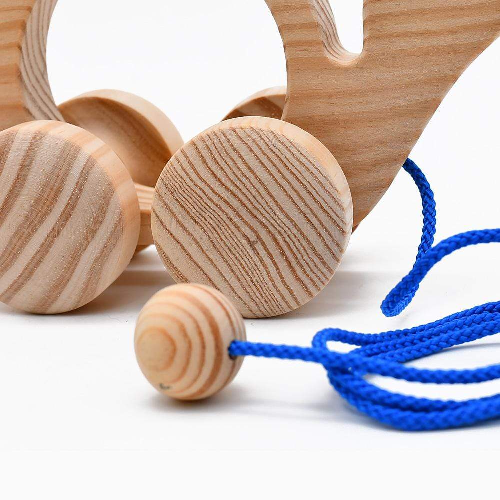 Wooden Snail Toy